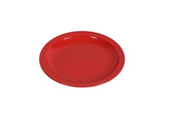 Melaminowy talerz deserowy Waca o średnicy 19,5 cm, czerwony