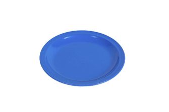 Melaminowy talerz deserowy Waca o średnicy 19,5 cm, niebieski