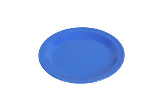 Waca Talerz płaski z melaminy o średnicy 23,5 cm niebieski