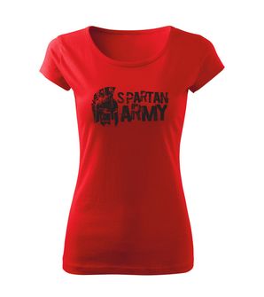 DRAGOWA krótka koszulka damska Ariston, czerwona 150g/m2