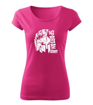 DRAGOWA krótka koszulka damska León, różowa 150g/m2