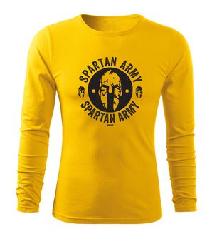 DRAGOWA Fit-T koszulka z długim rękawem Archelaos, Żółta 160g/m2