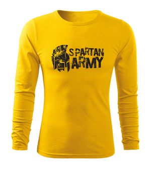 DRAGOWA Fit-T koszulka z długim rękawem Aristón, Żółta 160g/m2