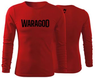 WARAGOD Fit-T koszulka z długim rękawem FastMERCH, czerwony