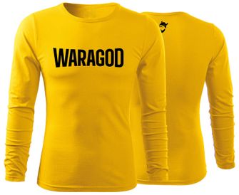 WARAGOD Fit-T koszulka z długim rękawem FastMERCH, Żółta