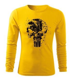 DRAGOWA Fit-T koszulka z długim rękawem Frank The Punisher, żółty 160g/m2