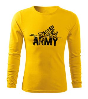 DRAGOWA Fit-T koszulka z długim rękawem Nabis, Żółta 160g/m2