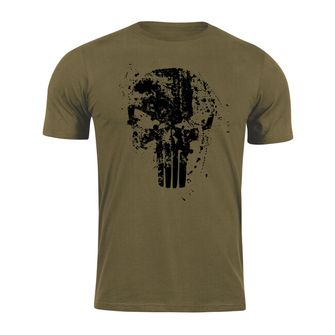 DRAGOWA koszulka z krótkim rękawem Frank the Punisher, oliwkowa 160g/m2