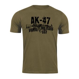DRAGOWA koszulka z krótkim rękawem Seneca AK-47, oliwkowa 160g/m2