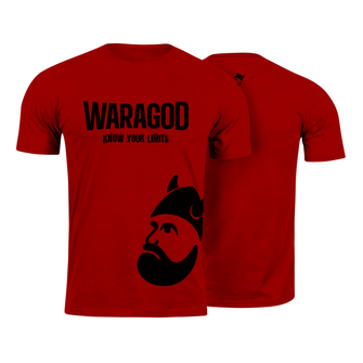 WARAGOD koszulka z krótkim rękawem StrongMERCH, czerwona 160g/m2