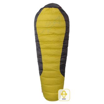 Warmpeace Śpiwór VIKING 1200 180 cm WIDE R, żółty/szary/czarny