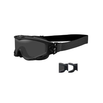 WILEY X okulary taktyczne SPEAR - smoke + przezroczyste soczewki / matowa czarna ramka