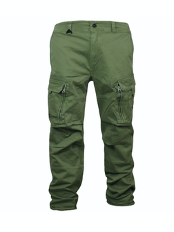 Yakuza Premium męskie spodnie z kieszeniami, oliwkowe